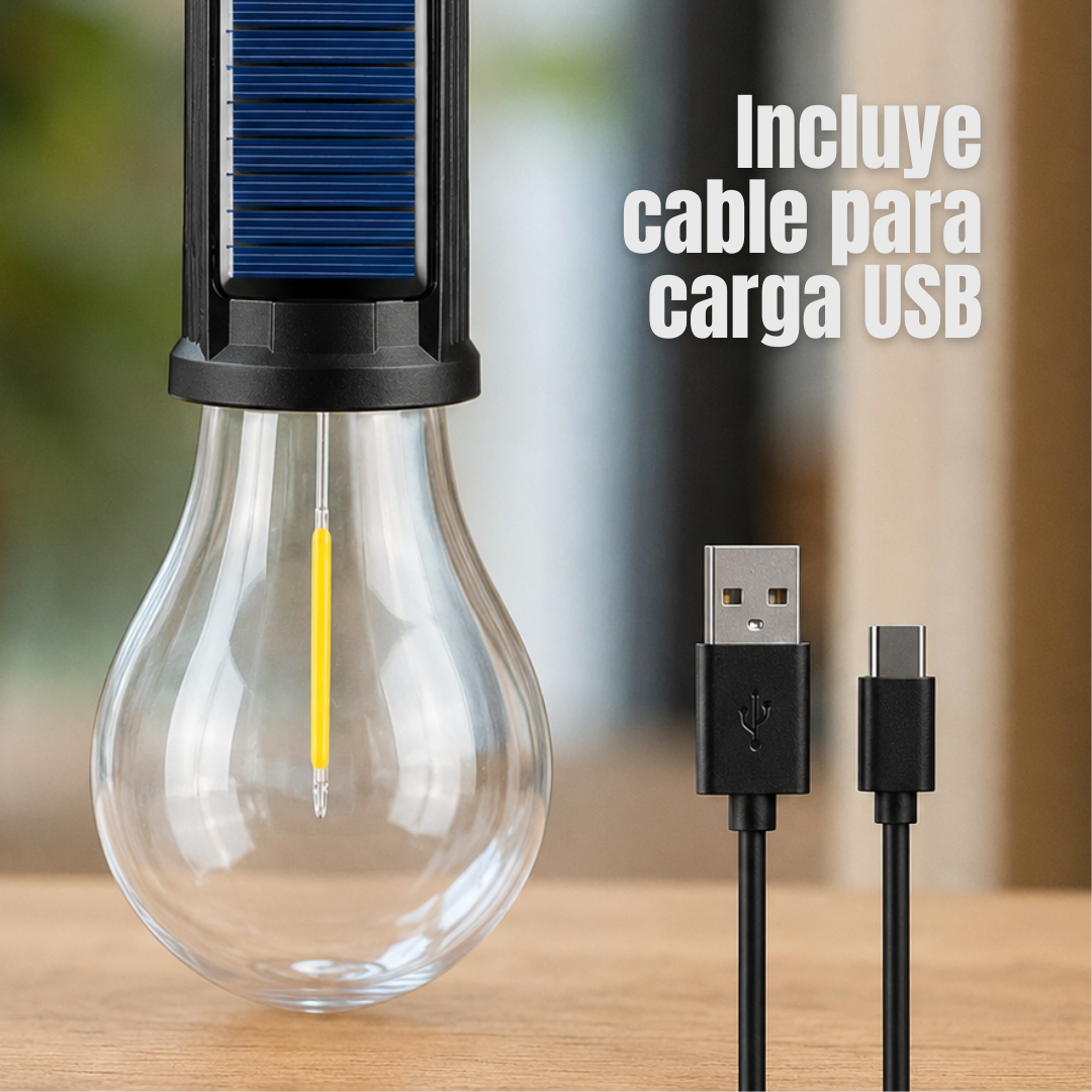 Ampolleta solar colgante EcoLight - Más luz, menos gastos