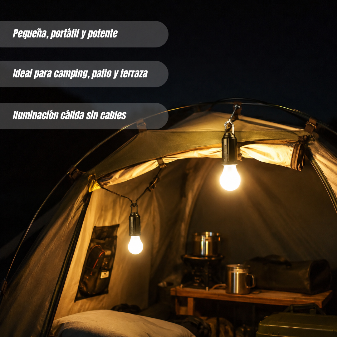 Ampolleta solar colgante EcoLight - Más luz, menos gastos