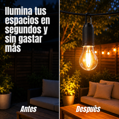 Ampolleta solar colgante EcoLight - Más luz, menos gastos